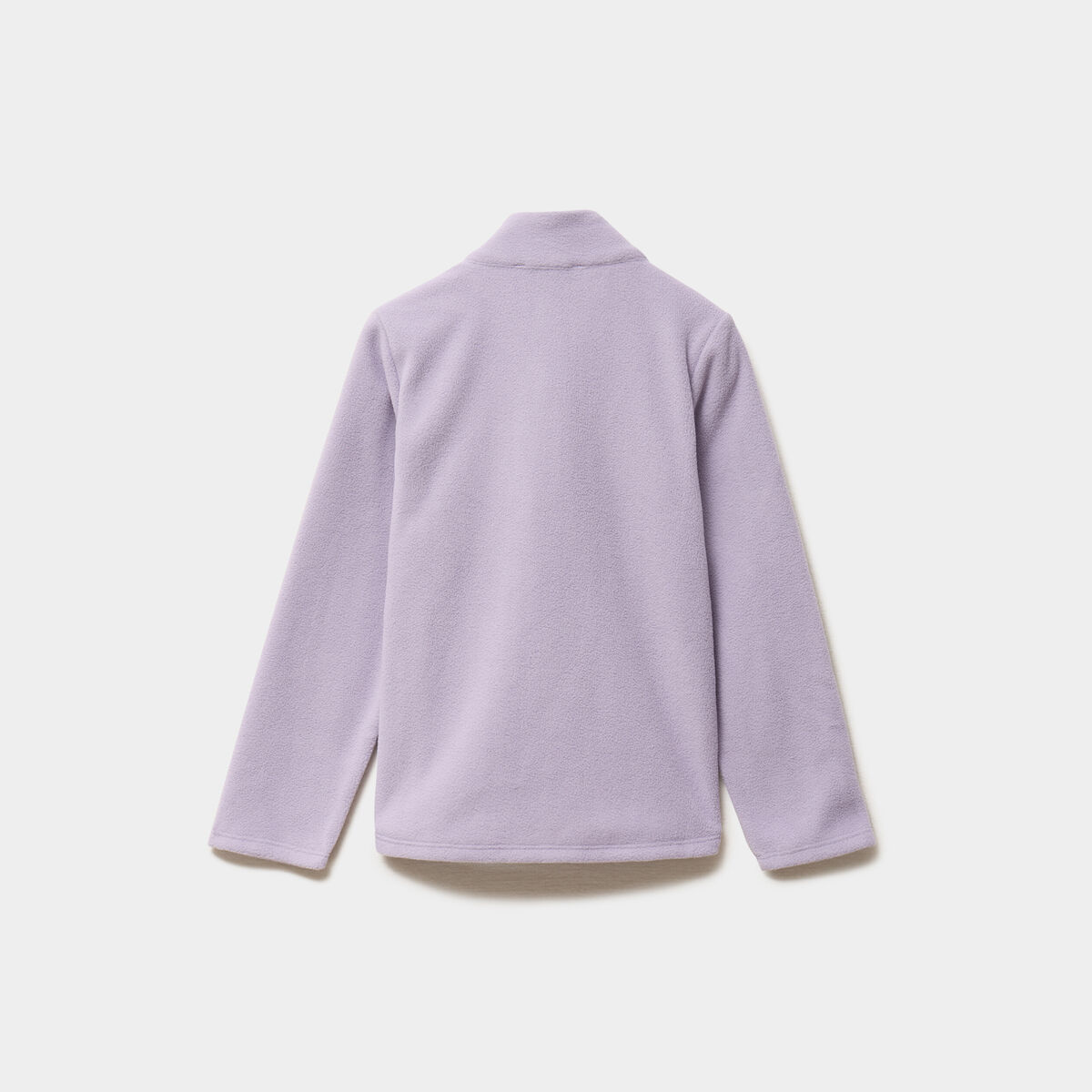 Sweat polaire col camionneur mauve fille