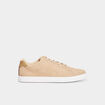 Tennis &agrave; lacets beige homme