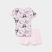 Ensemble pyjama short coton Hello Kitty rose clair fille
