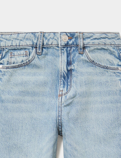 Jean regular 5 poches coton denim double stone fille
