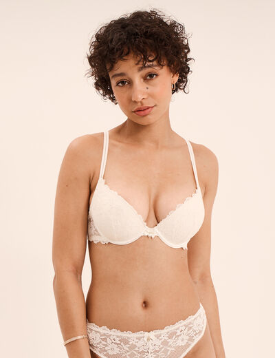 Soutien-gorge maxi push-up blanc femme