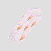 Lot 5 paires chaussettes multicolore femme