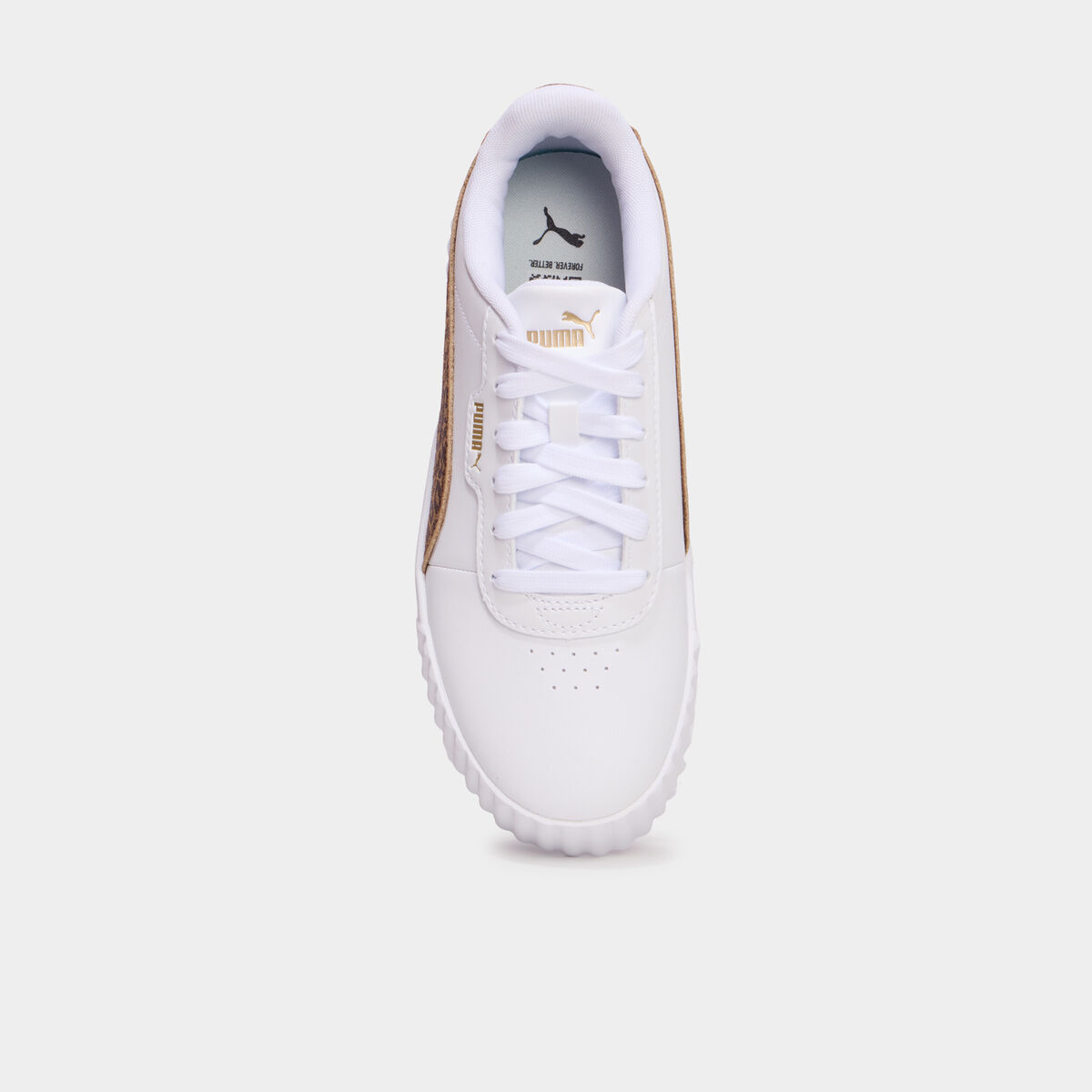 Baskets en cuir Puma Carina 3.0 marron femme