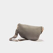 Sac banane avec bandoulière amovible vert kaki femme