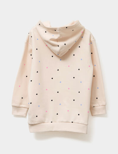 Ensemble sweat long et legging beige fille