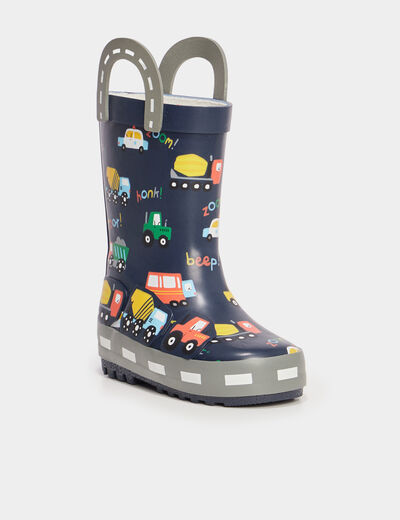 Bottes de pluie multicolore bébé garçon