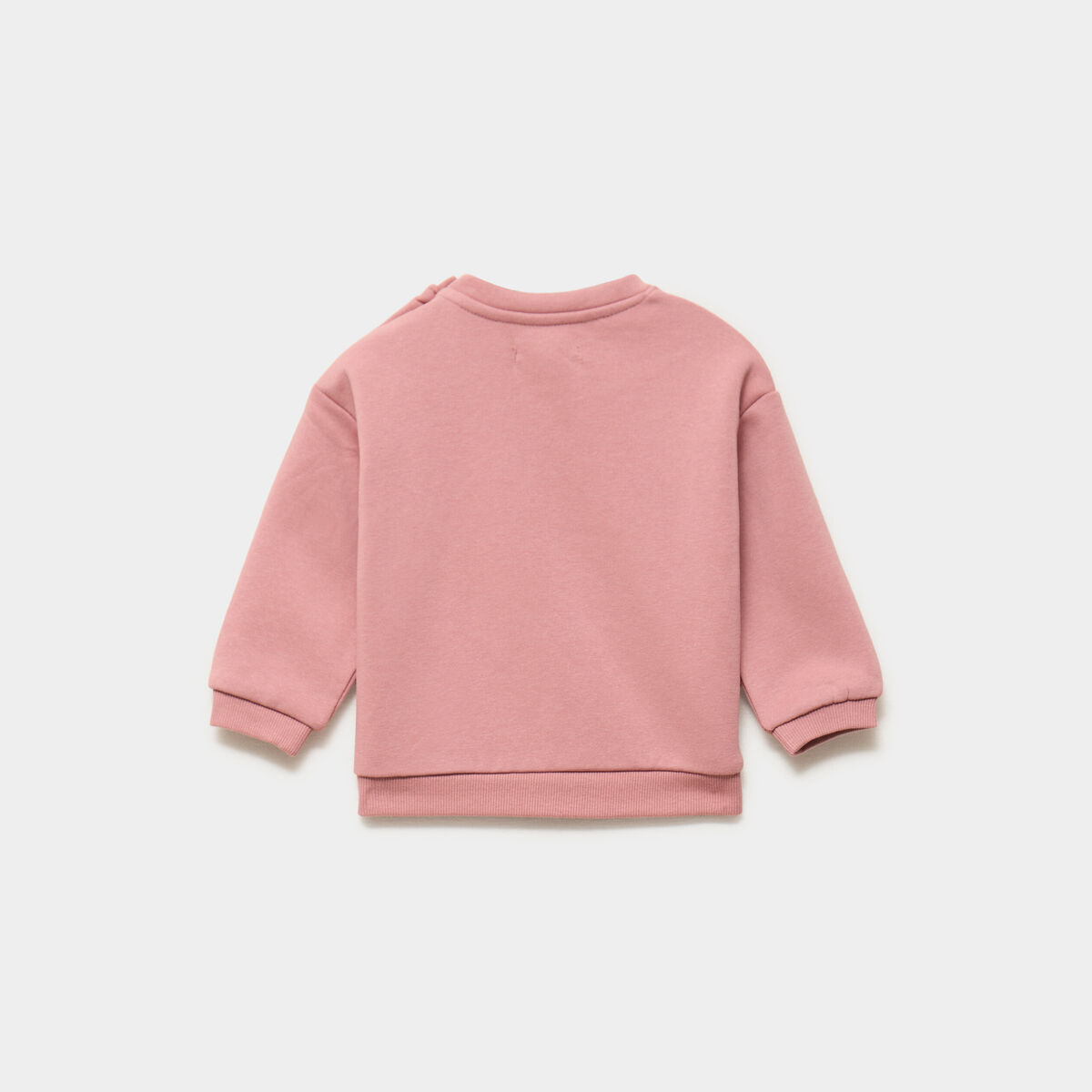 Ensemble de jogging molletonn&eacute; rose b&eacute;b&eacute; fille