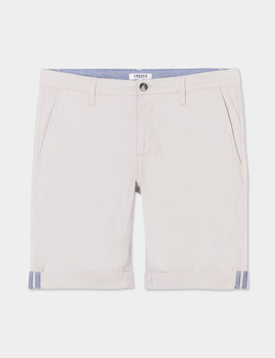Short chino slim Creeks sable homme