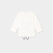 T-shirt manches longues coton blanc bébé garçon