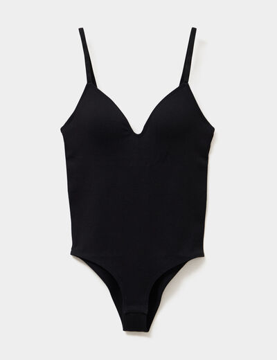 Body triangle ajustable noir femme