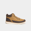 Bottines montantes &agrave; lacets marron clair homme