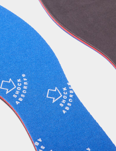 Semelles sport mémoire de forme Tawata bleu mixte
