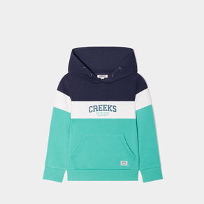 sweat a capuche hoodie creeks tricolore bleu marine garcon Sweat à capuche hoodie Creeks tricolore bleu marine garçon