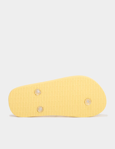 Tongs de plage Vaiana jaune fille