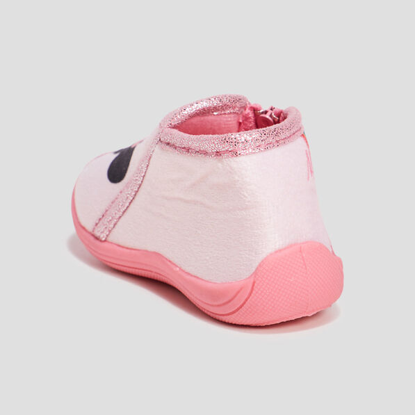 chaussons bottillons minnie rose bebef Chaussons bottillons Minnie rose bébé fille