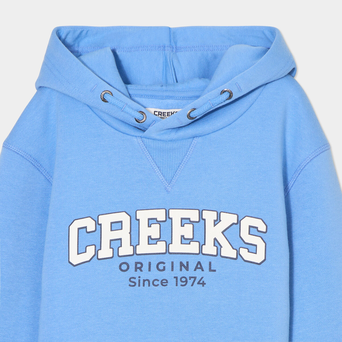 Sweat &agrave; capuche hoodie bleu lavande gar&ccedil;on