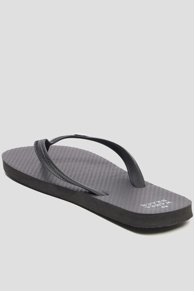 Tongs plage Wamea Beach noir homme
