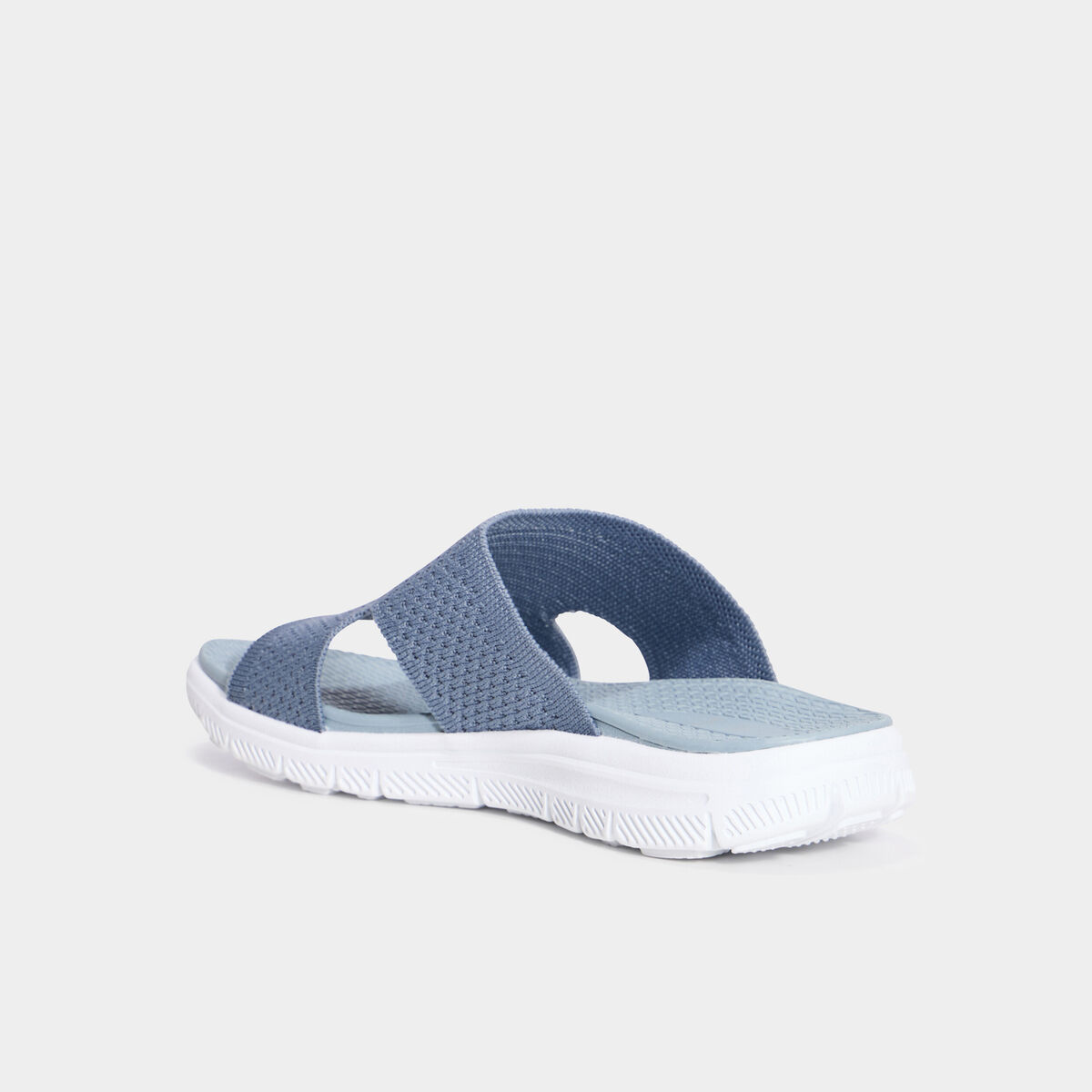 Chaussons mules confort gris femme