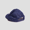 Casquette avec perles bleu marine fille
