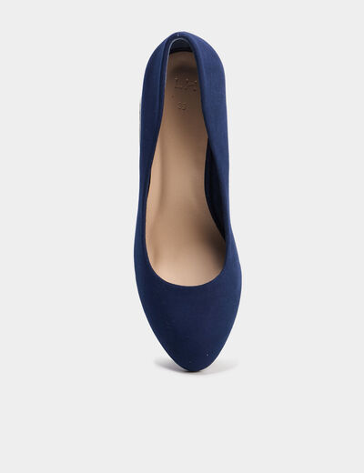 Escarpins à talons bleu marine femme