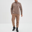 Sweat polaire camionneur Trappeur marron homme