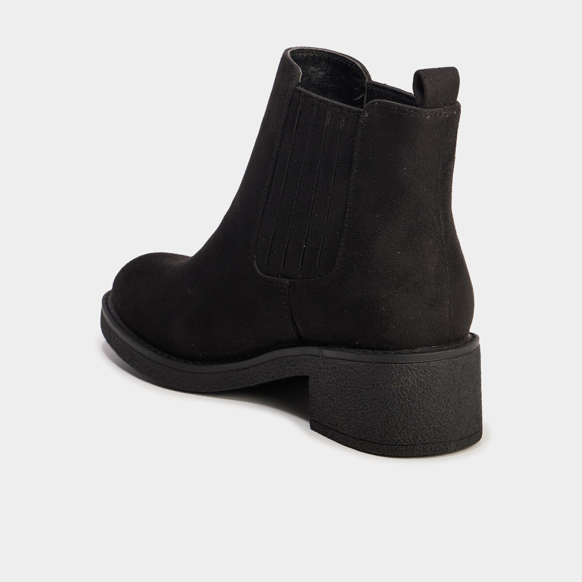 Boots chelsea talons 4 cm noir femme