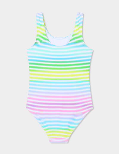 Maillot de bain une pièce multicolore fille