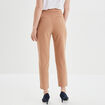Pantalon droit à pont 2 poches Mosquitos marron clair femme
