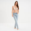 Soutien-gorge corbeille emboitant coton rose poudrée femme
