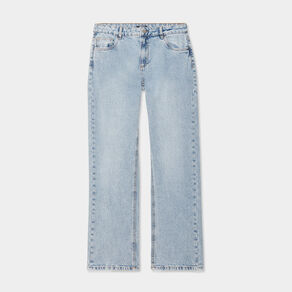 Jeans large taille basse coton Creeks denim triple stone femme
