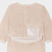 Dors-bien manches longues boutonn&eacute; beige b&eacute;b&eacute;