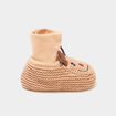 Chaussettes d'intérieur mi-hautes coton sable bébé garçon