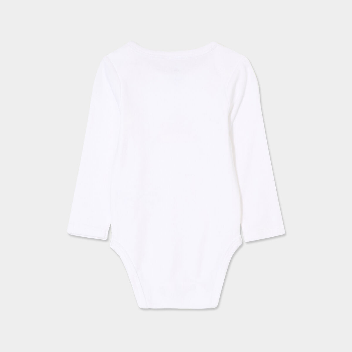 Body US coton Monsieur Caca x La Halle blanc b&eacute;b&eacute; fille