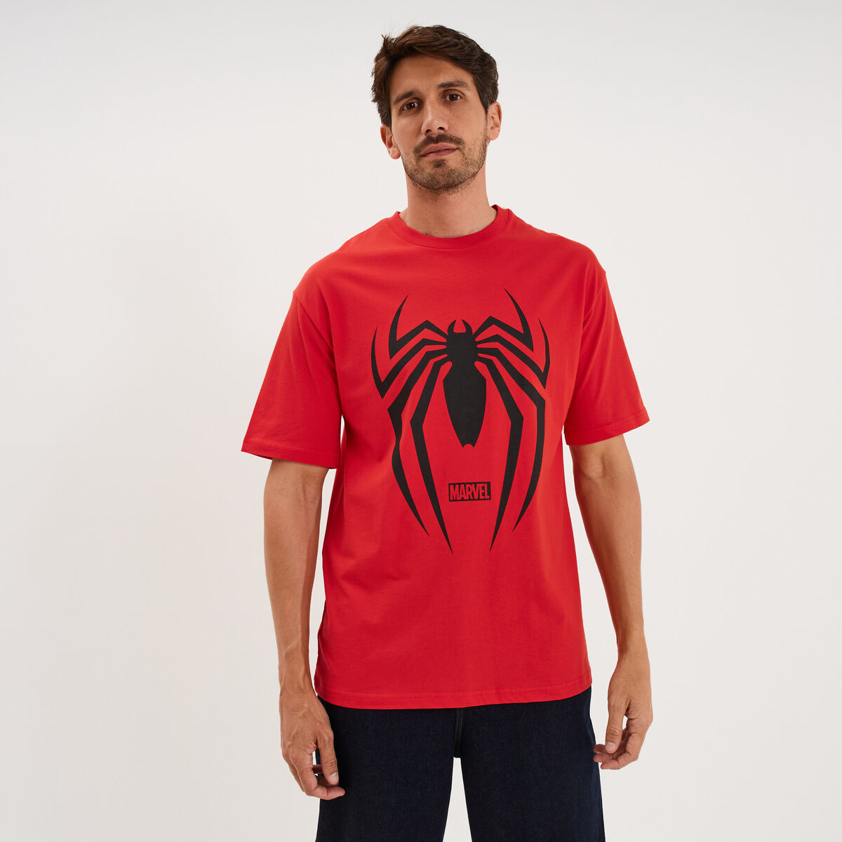 T-shirt &agrave; manches courtes Spider-Man rouge homme