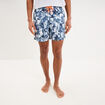 Short de bain bleu homme