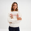 Pull de No&euml;l sable femme
