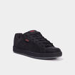 Tennis à lacets bout rond noir homme