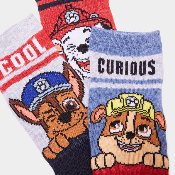 lot 3 paires chaussettes pat patrouille multicolore garcon Lot 3 paires chaussettes Pat Patrouille multicolore garçon