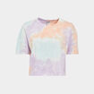 T-shirt cropped oversize Creeks rose femme