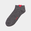 Lot 5 paires chaussettes invisibles multicolore femme