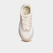 Baskets running &agrave; lacets sable femme