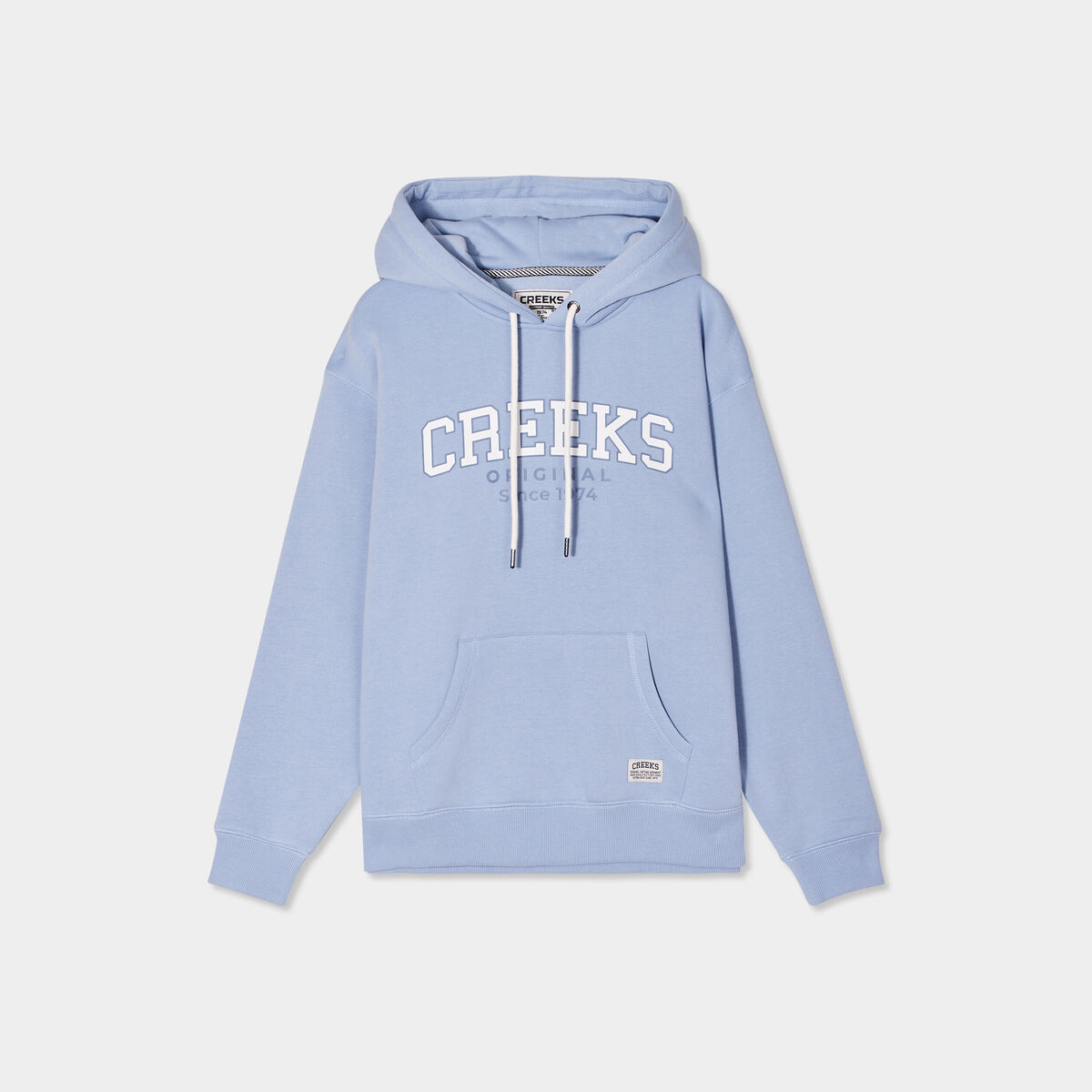 Sweat à capuche hoodie Creeks Original bleu clair femme