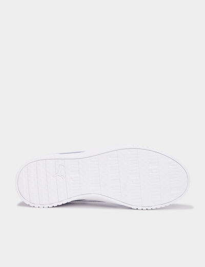 Tennis à lacets Puma Carina blanc femme