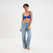 Soutien-gorge emboîtant dentelle bleu electrique femme