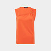 Top à bretelles larges Mosquitos orange femme
