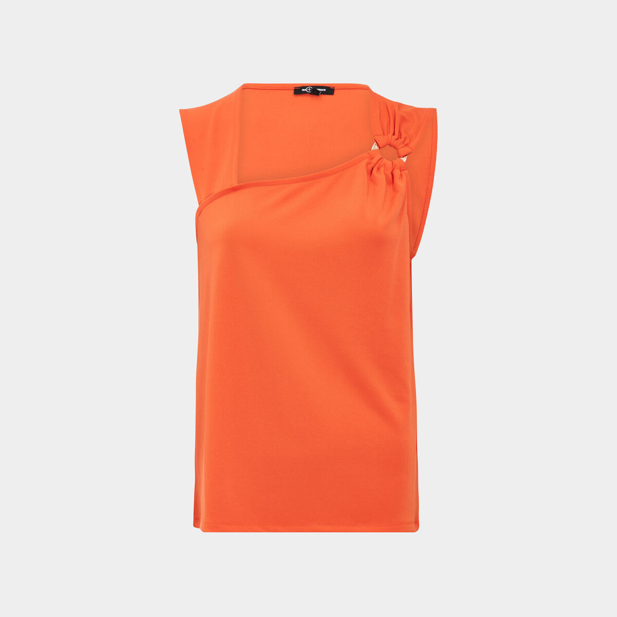 Top à bretelles larges Mosquitos orange femme