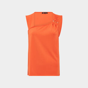 Top à bretelles larges Mosquitos orange femme