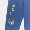 Pantalon de jogging bas resserré bleu foncé garçon