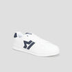 Tennis basses à lacets blanc homme