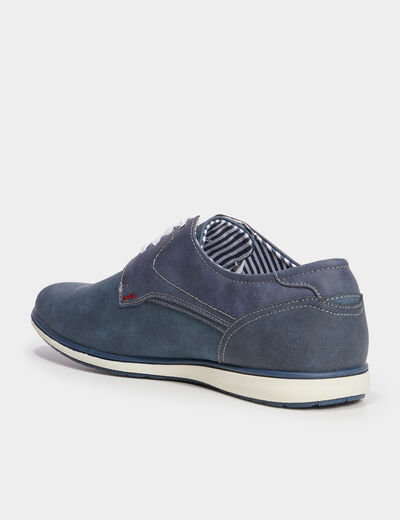 Derbies à lacets bleu marine homme